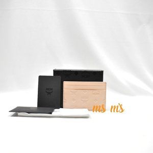 NIB MCM Light beige Card Case Holder